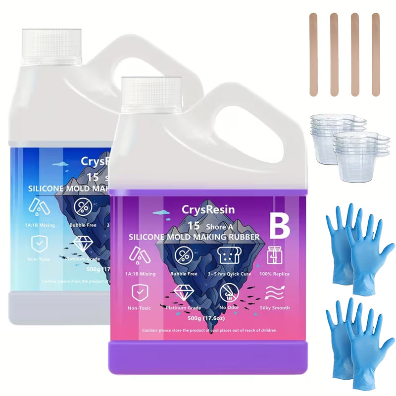 500ml 2 Bottles Liquid Silicon - Candle Making Kits ulasan dan harga