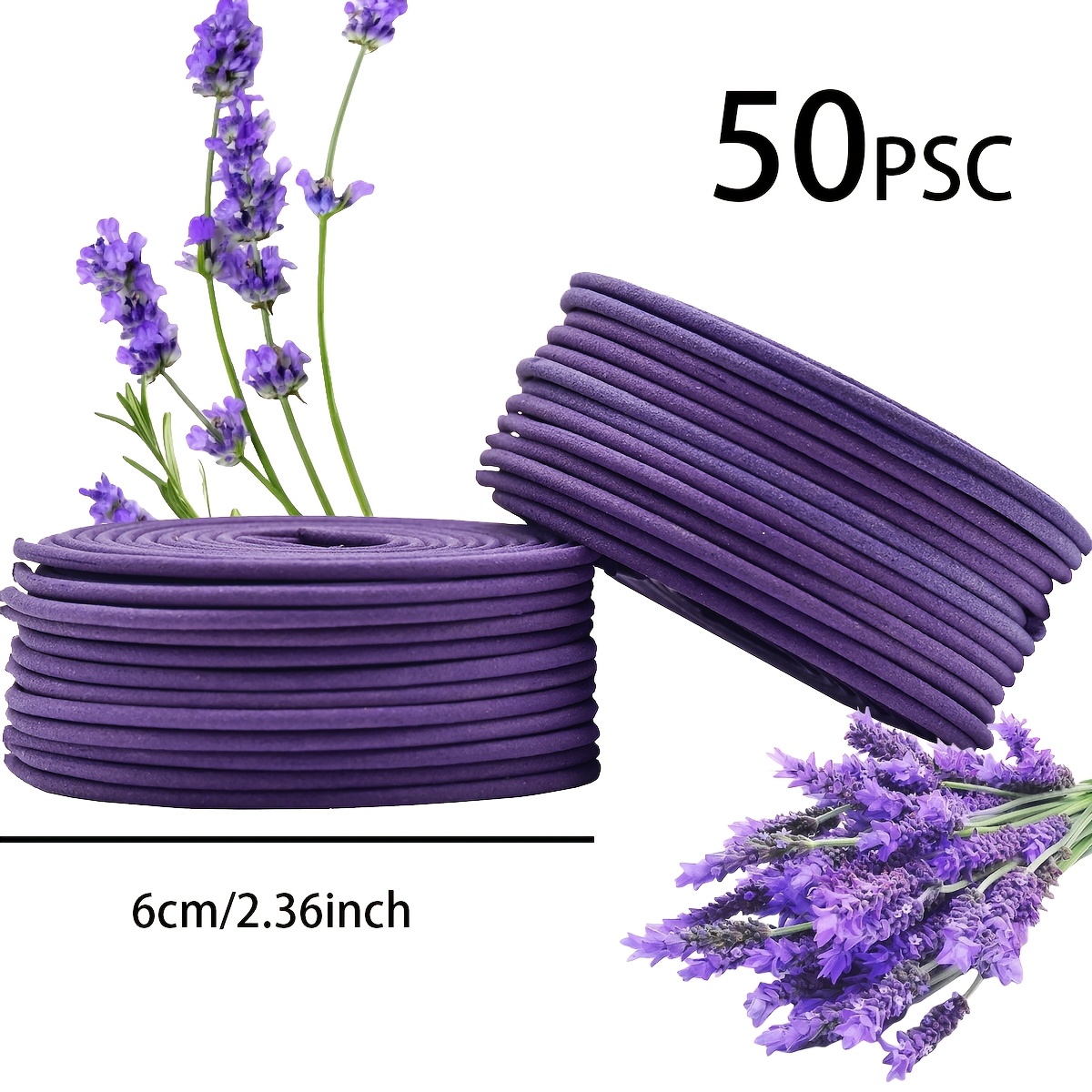 50 Lavender Scented Spiral Can - Uv Inhibitor Candle ulasan dan harga