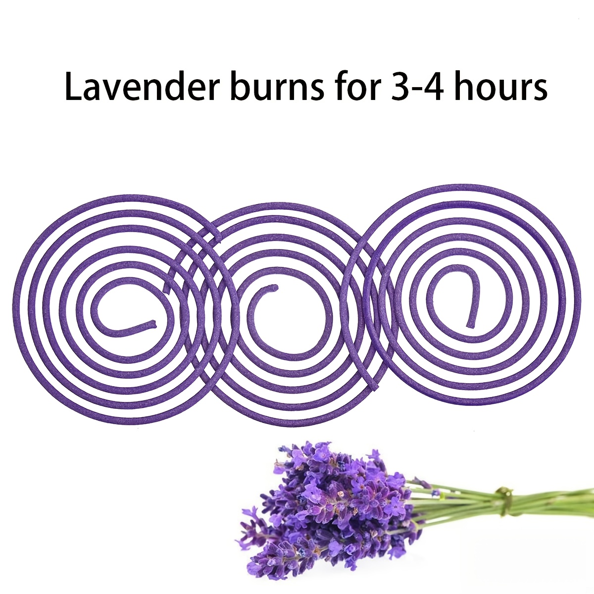 50 Lavender Scented Spiral Can - Uv Inhibitor Candle ulasan dan harga