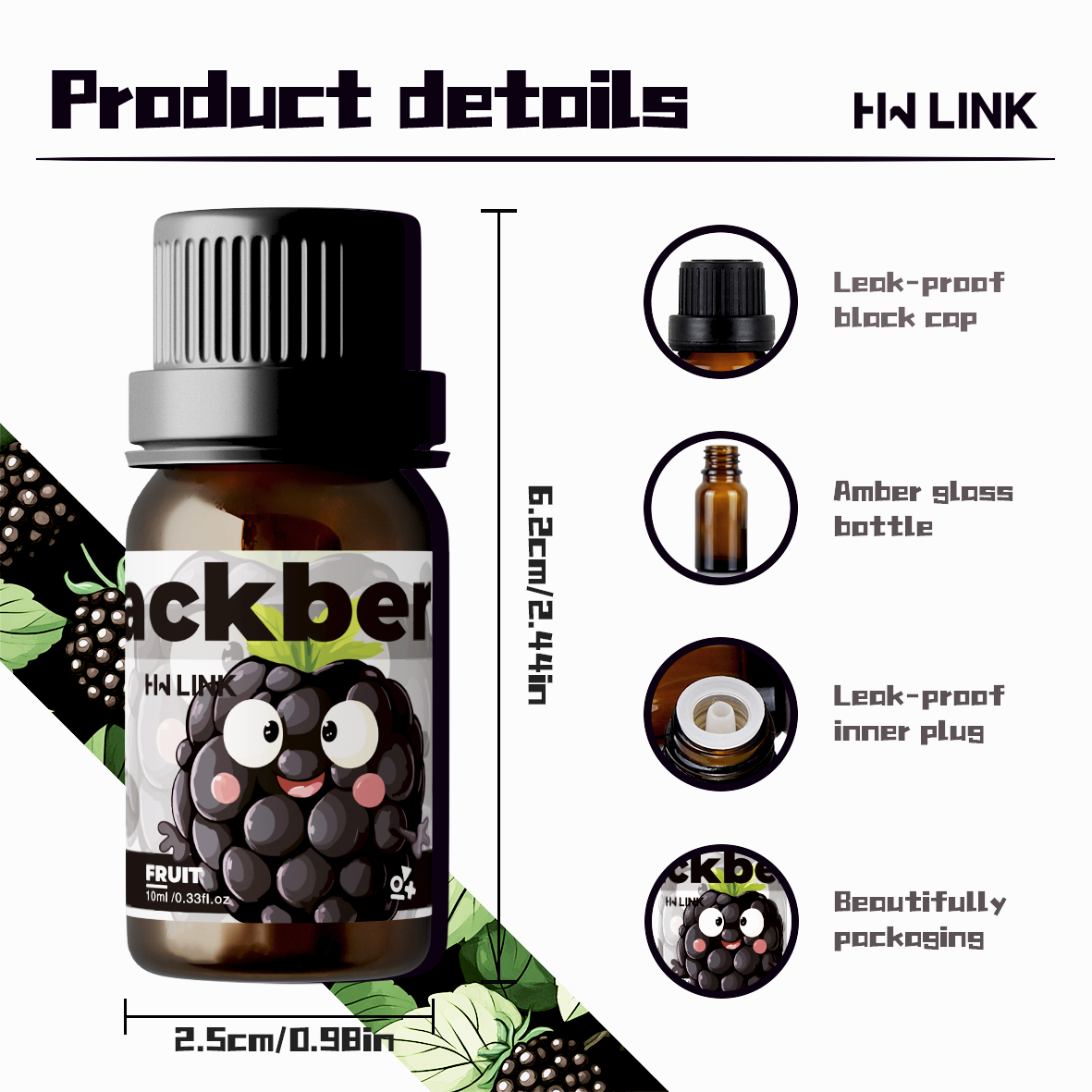 Blackberry Fragrance Oils 10ml - Candle Making Scents ulasan dan harga