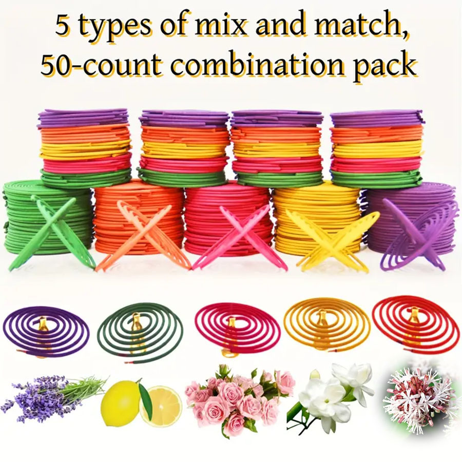 50pcs Mixed Fragrance Incense  - Uv Inhibitor Candle ulasan dan harga
