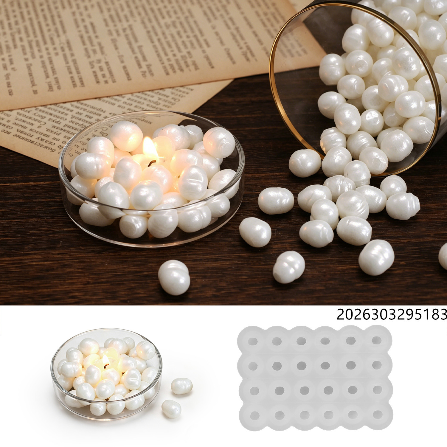 Healing Ocean Pearl Mirror Wax - Candle Making Scents ulasan dan harga