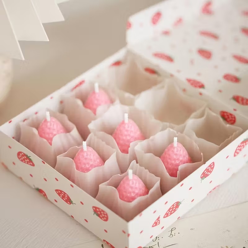 Strawberry Silicone Candle Mol - Candle Making Factory ulasan dan harga
