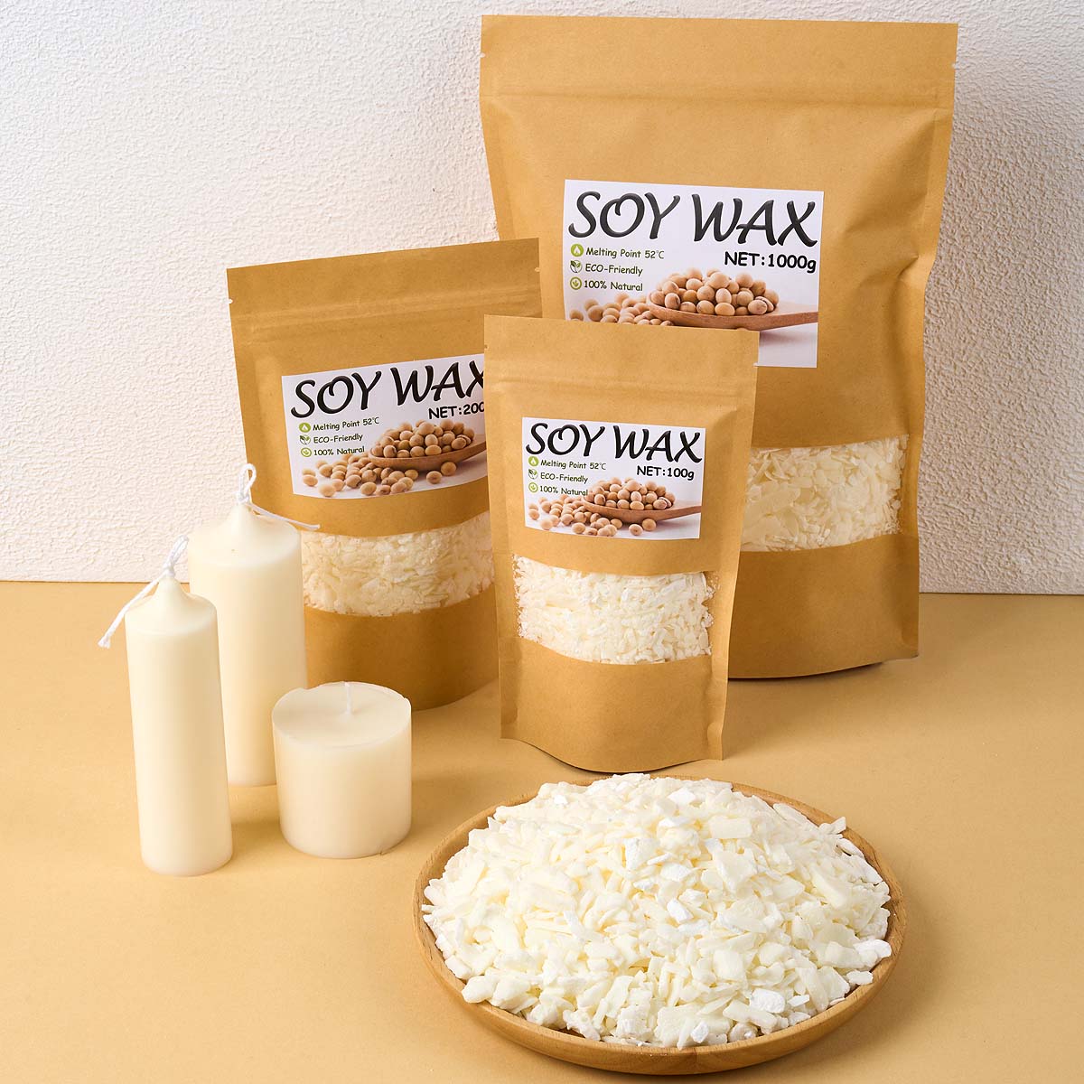 1 Pounds Pure White Soy Wax Fo - Candle Making Kits ulasan dan harga