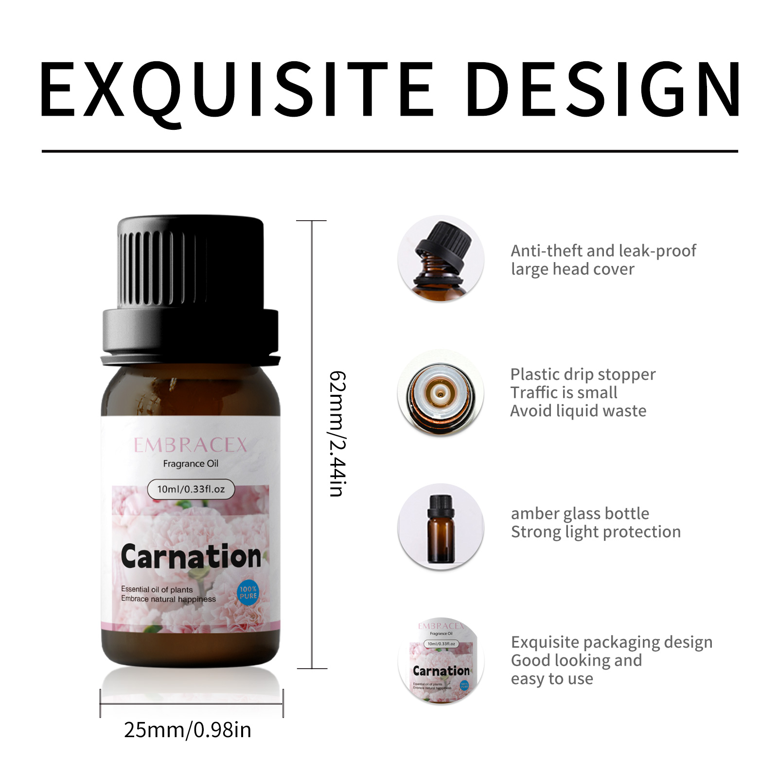 10ml Carnation Fragrance Oils  - Candle Making Scents ulasan dan harga