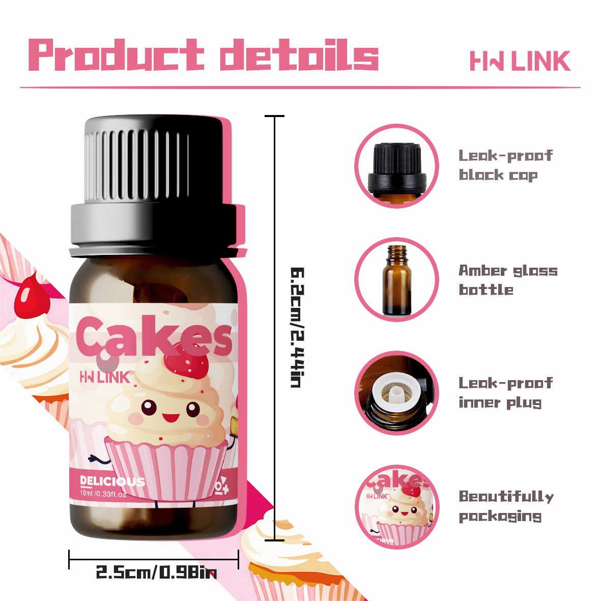 10ml Cakes Fragrance Oils Cand - Candle Making Kits ulasan dan harga