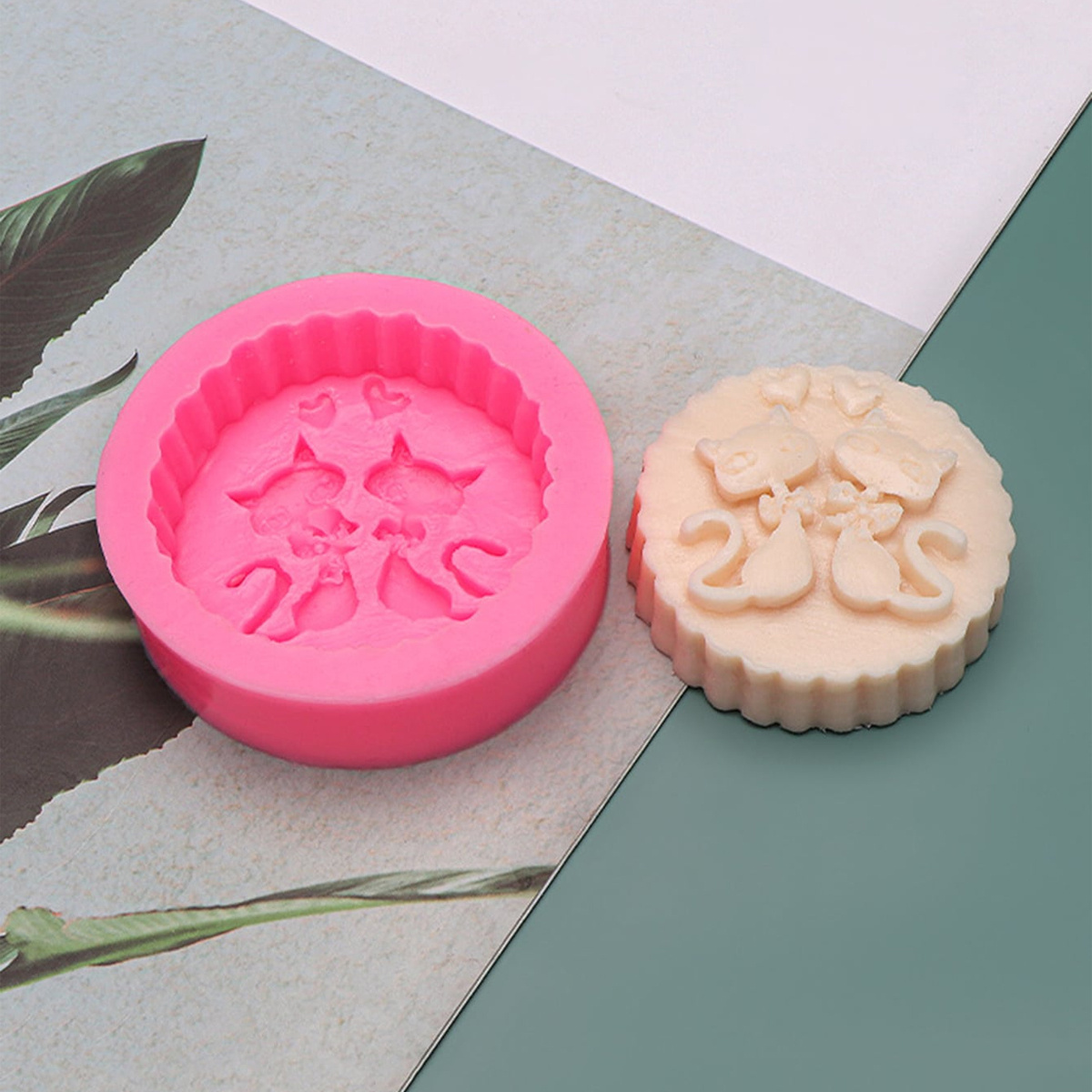 1-Piece Silicone Cat Soap Mold - Candle Making Factory ulasan dan harga