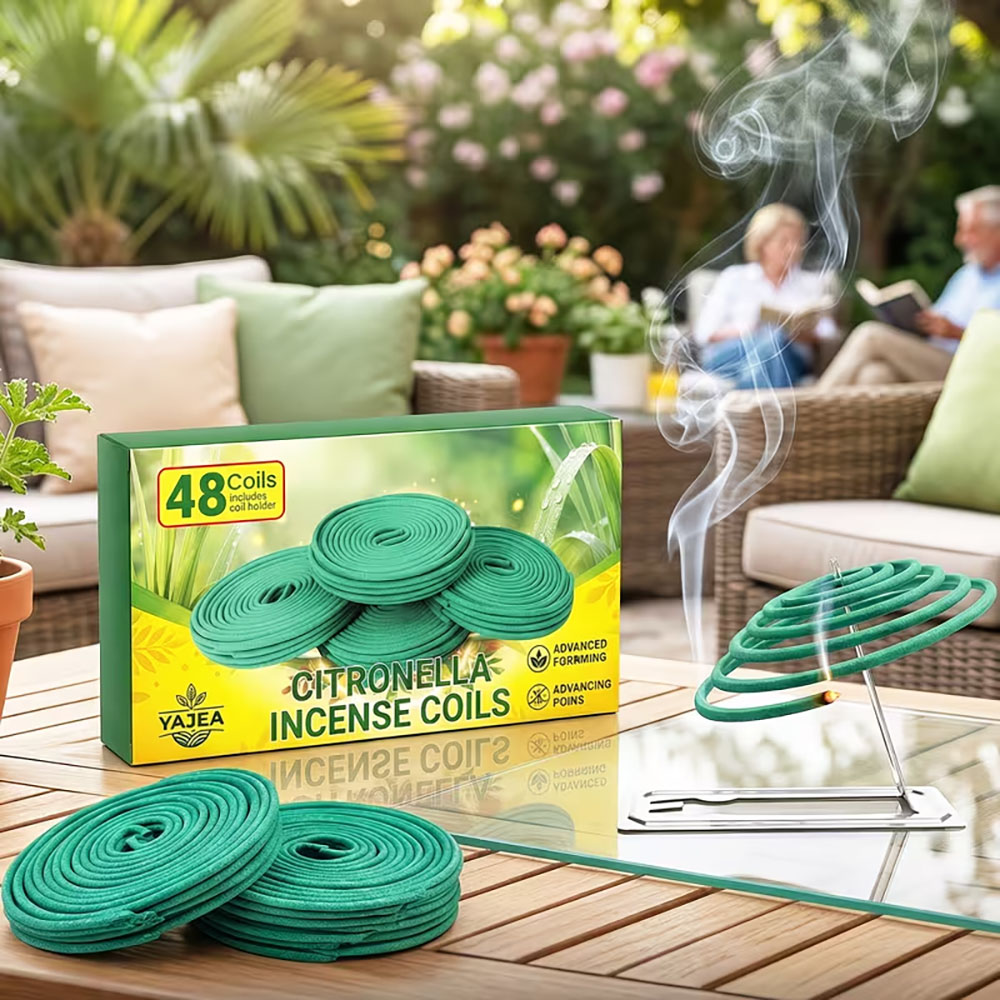 48 Large Lemongrass Spirals, L - Uv Inhibitor Candle ulasan dan harga