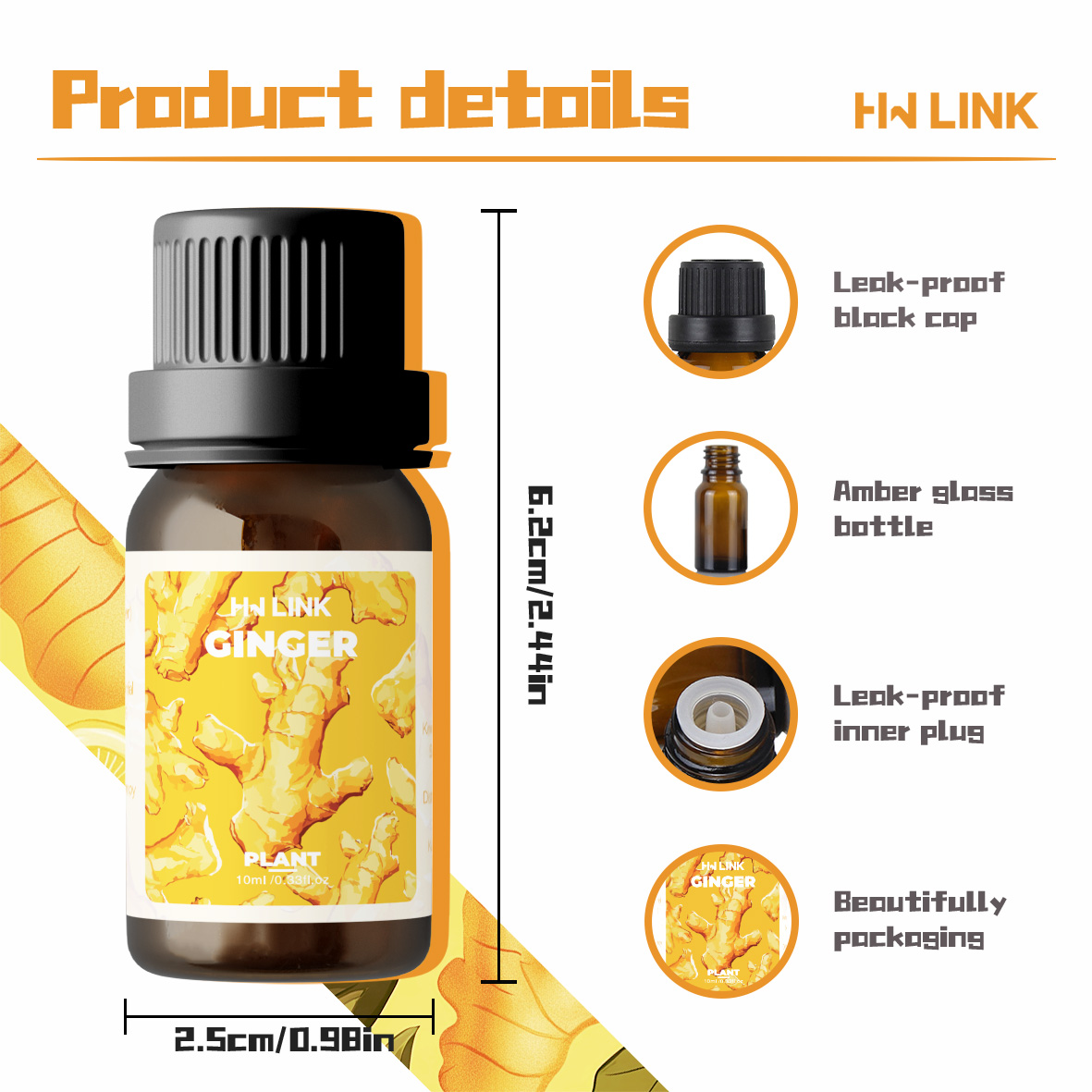 Ginger Oil Pure Natural Ginger - Candle Making Essentials ulasan dan harga