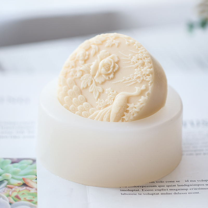 Peacock Flower Pattern Silicon - Candle Making Factory ulasan dan harga