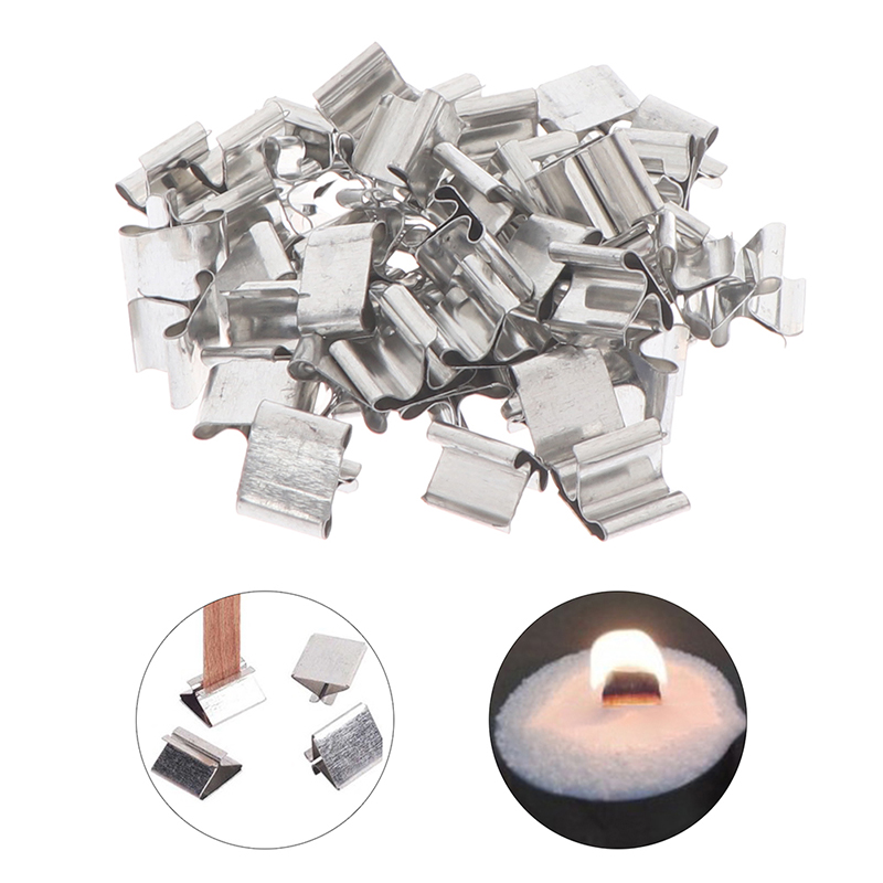 50pcs Wood Candle Wicks Base C - Candle Making Kits ulasan dan harga